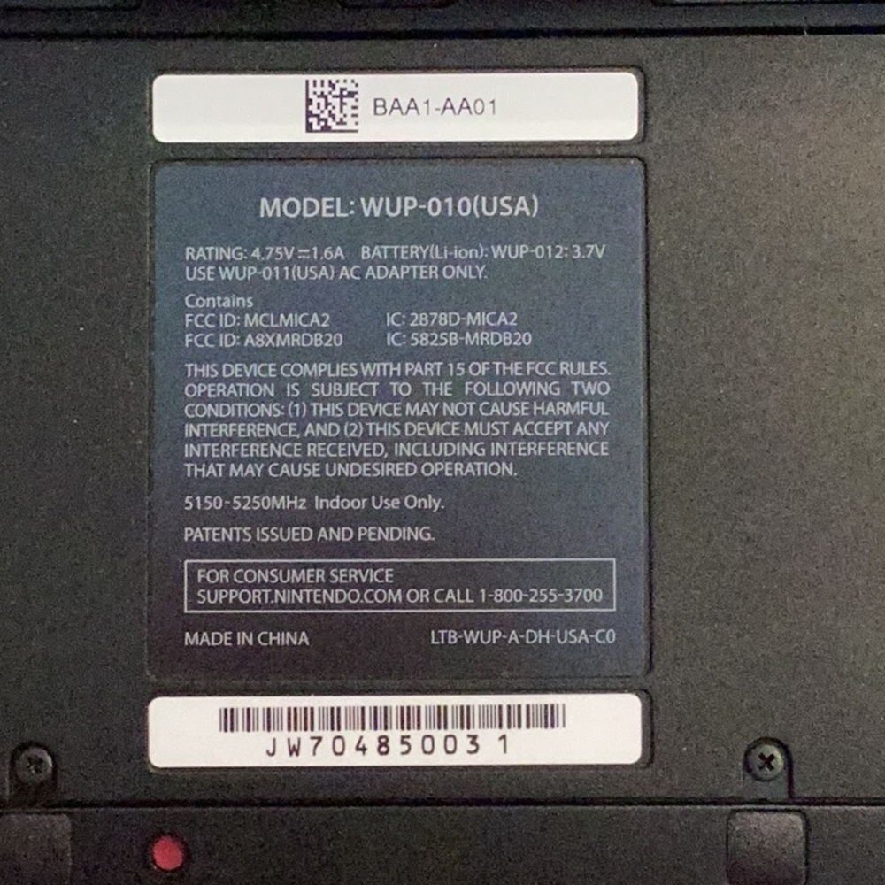 Nintendo Wii U Console 32GB & 2 Games & Gamepad WUP-010 Zelda System Black - Picture 8 of 15